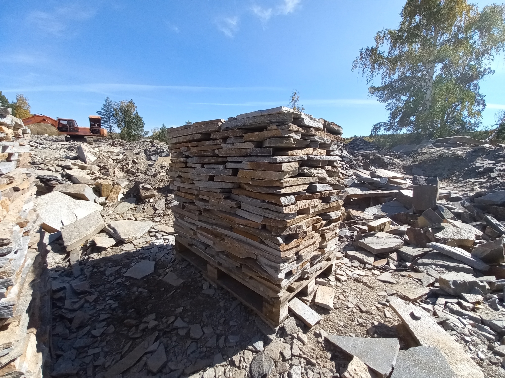 Плитняк златолит серебристый для мощения на бетон купить в Иваново