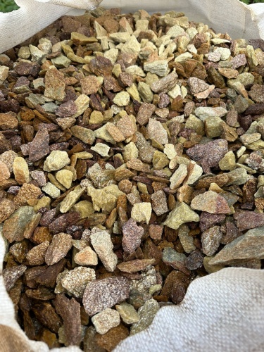 Златолит персиковый декоративная каменная крошка купить в Иваново