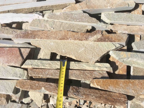 Горбушка златолит золотистый для облицовки купить в Иваново