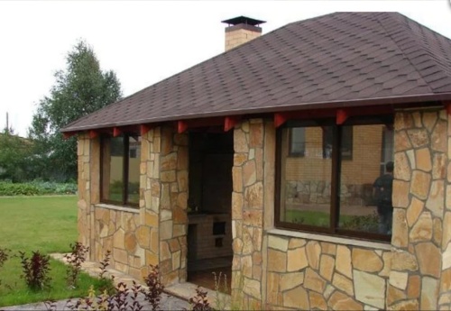 Плитняк златолит жёлтый для фасада 1,5-3 см купить в Иваново