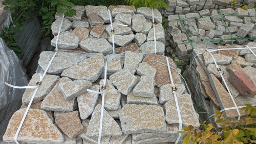 Гранитный плитняк галтованный для парковки купить в Иваново