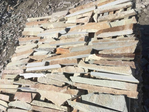 Горбушка златолит золотистый для облицовки купить в Иваново