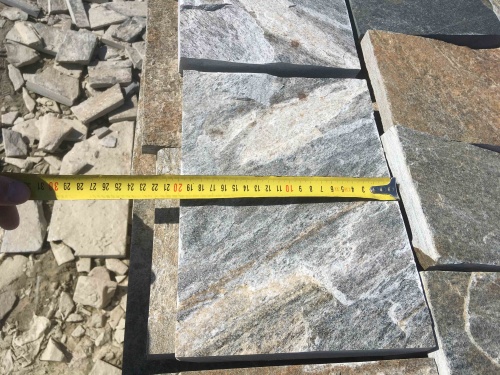 Плитка пилёная златолит Уральский для цоколя, отмостки купить в Иваново