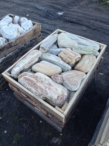 Златолит жёлтый, жёлто-зелёный глыбки и валуны для ланшафтного дизайна купить в Иваново