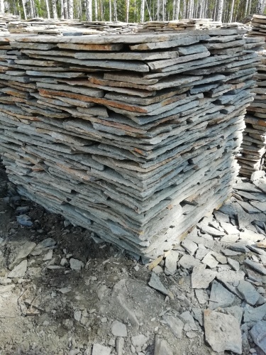 Плитняк златолит Уральский для цоколя, отмостки купить в Иваново