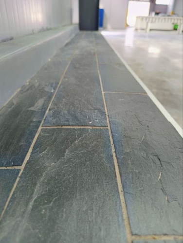 Плитка чёрная из натурального камня фасадная 30 см * 5 см, толщина 7 мм -30 мм купить в Иваново